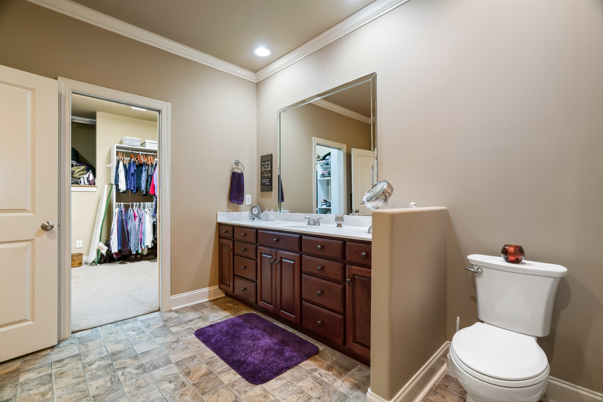 1976 Cooks Road Mount Juliet, TN 37122 - Photo 43 of 70 a bathroom with a toilet sink vanity and mirror