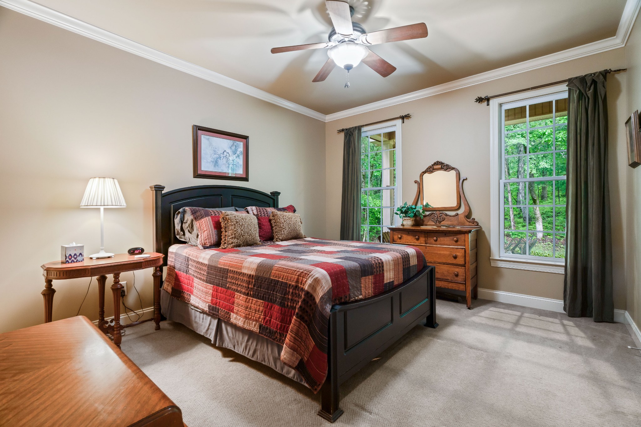 1976 Cooks Road Mount Juliet, TN 37122 - Photo 47 of 70 a bedroom with a bed lamp and window