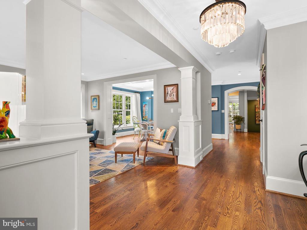 4400 Elm Street Chevy Chase, MD 20815 - Photo 16 of 61 a living room with furniture and a wooden floor