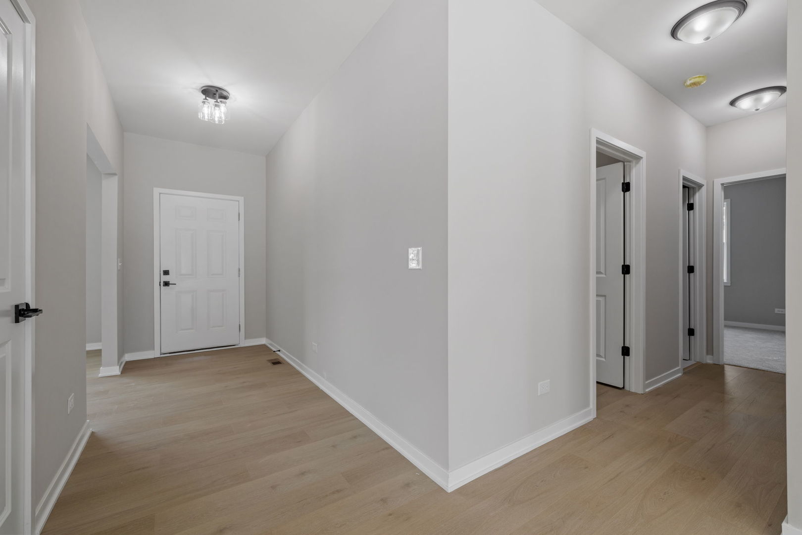 203 Hickory Street Peotone, IL 60468 - Photo 10 of 20 wooden floor in a hall with an entryway