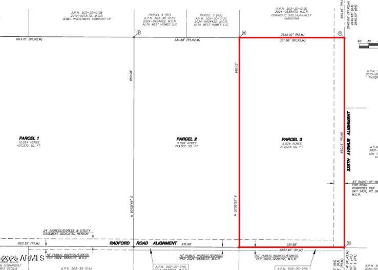 23501 West Radford Road Wittmann, AZ 85361 - Photo 6 of 6 Survey Crop