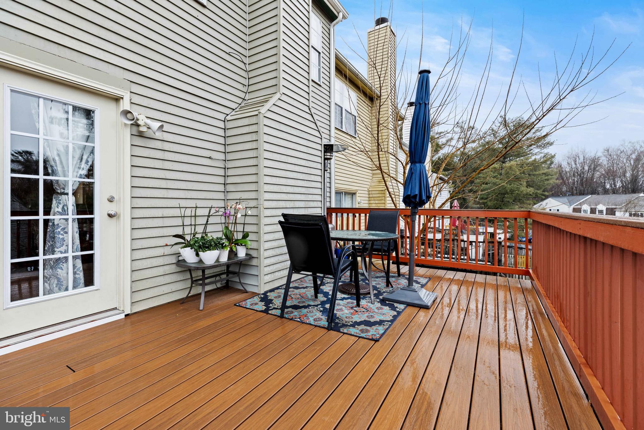 8610 Kelso Terrace Gaithersburg, MD 20877 - Photo 25 of 33 a view of a chairs on the deck