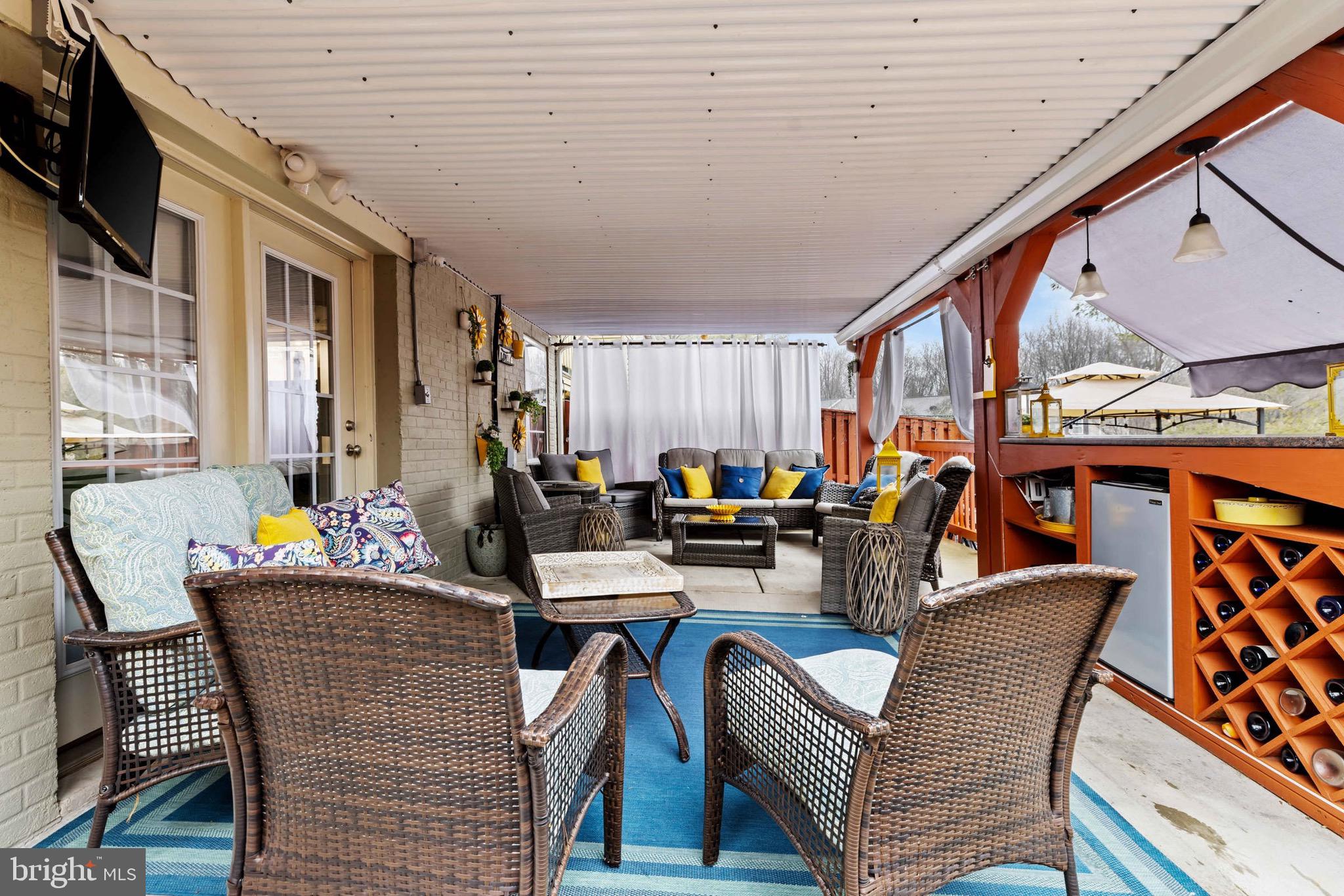 8610 Kelso Terrace Gaithersburg, MD 20877 - Photo 27 of 33 a view of a dining room with furniture window and outside view