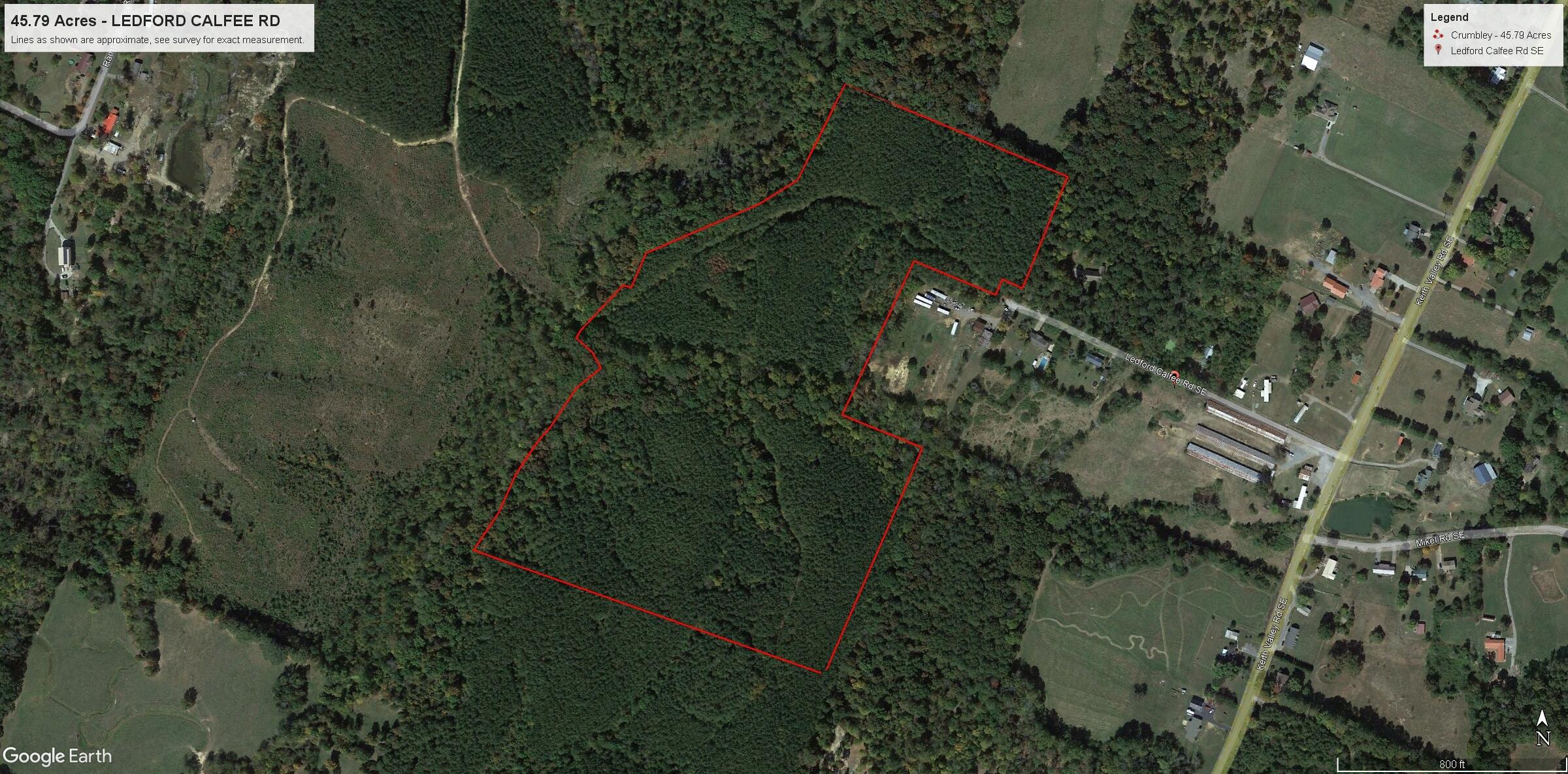 0 Ledford Calfee Road Southeast Cleveland, TN 37323 - Photo 1 of 3 Aerial - 45.79 Acres