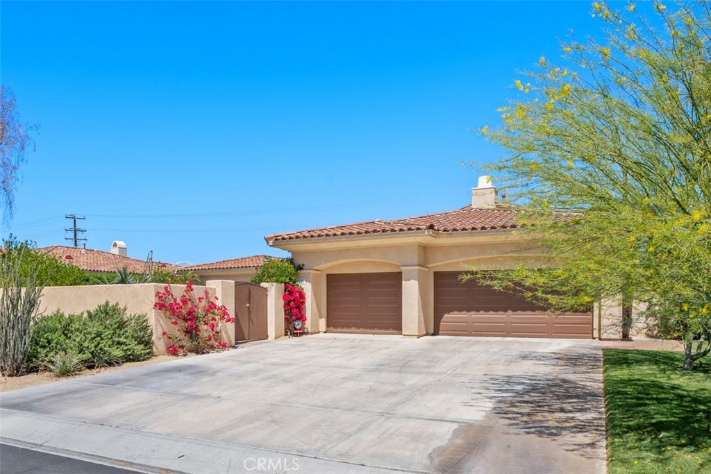 3 car attached garage with extra long driveway