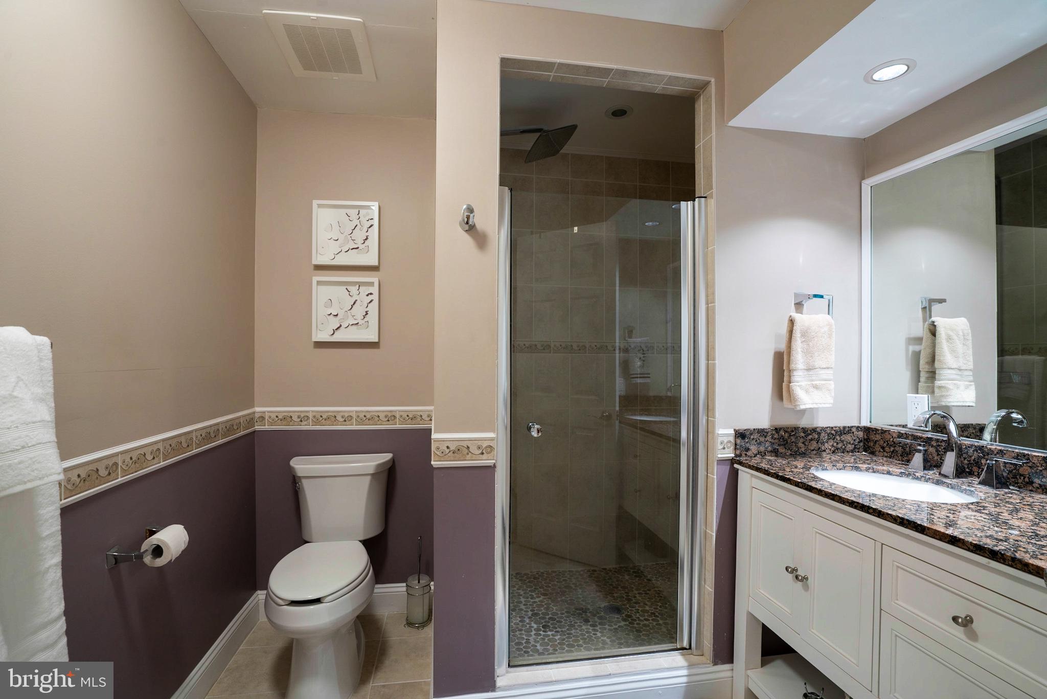 1951 Watson Road Owings, MD 20736 - Photo 17 of 31 Master Bath with rain shower and heated tile floor