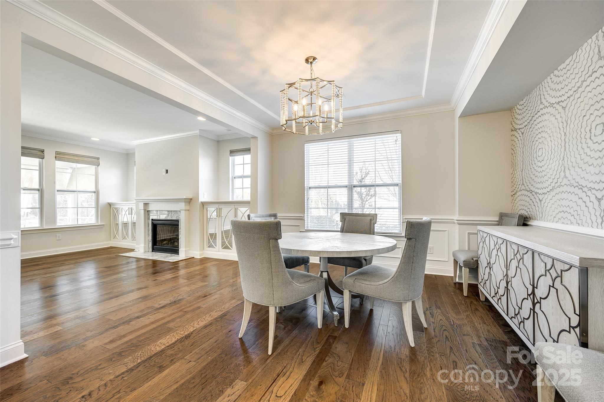 1056 Emory Lane Fort Mill, SC 29708 - Photo 5 of 48 a view of a dining room with furniture window and wooden floor