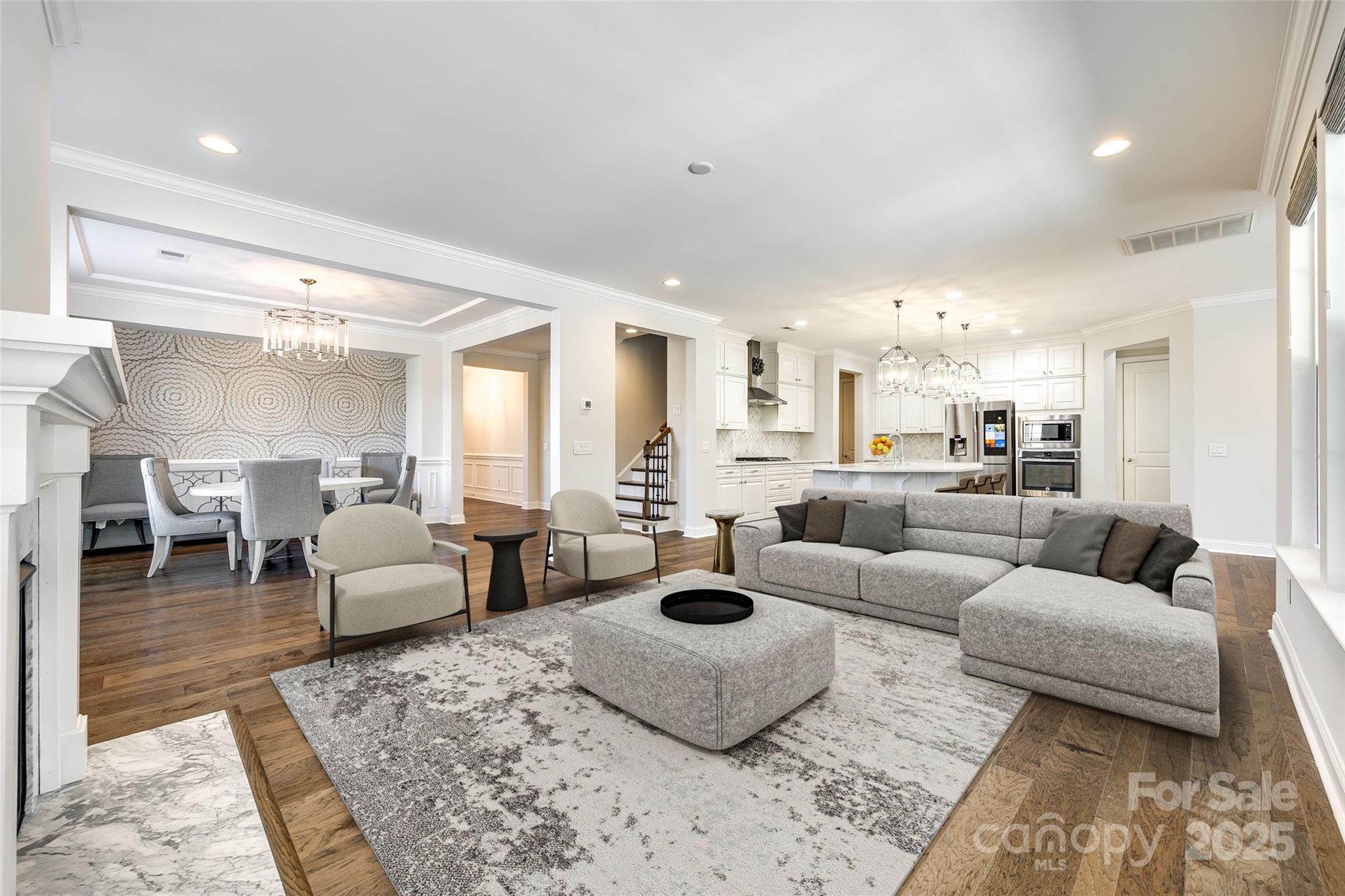 1056 Emory Lane Fort Mill, SC 29708 - Photo 7 of 48 a living room with furniture and view of kitchen