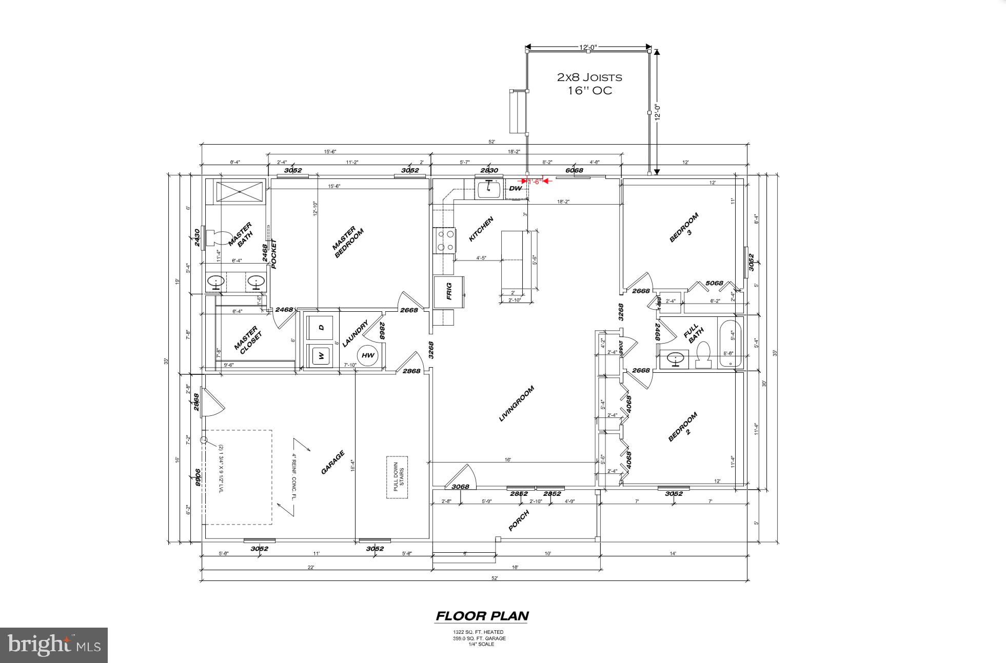 17138 Philips Hill Road Laurel, DE 19956 - Photo 2 of 4 Floor Plan