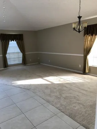 a view of empty room