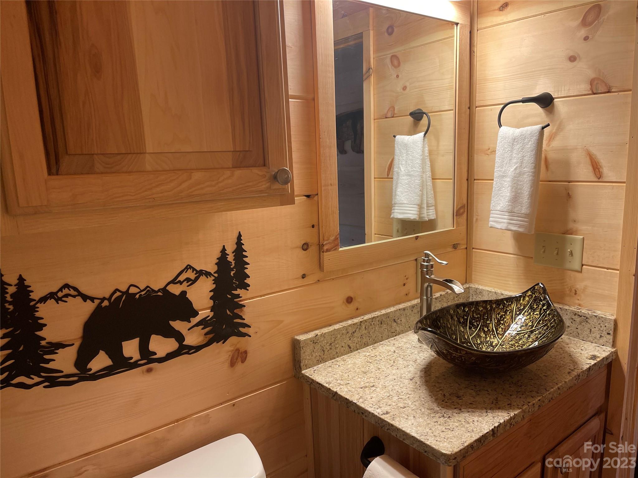 767 Scoggins Road Rutherfordton, NC 28139 - Photo 16 of 27 a bathroom with a sink and a mirror
