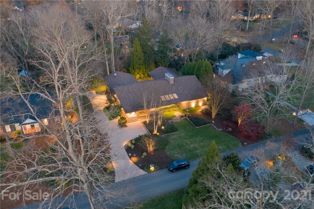 2827 Rothwood Drive Charlotte, NC 28211 - Photo 30 of 30 an aerial view of a house with yard swimming pool and outdoor seating