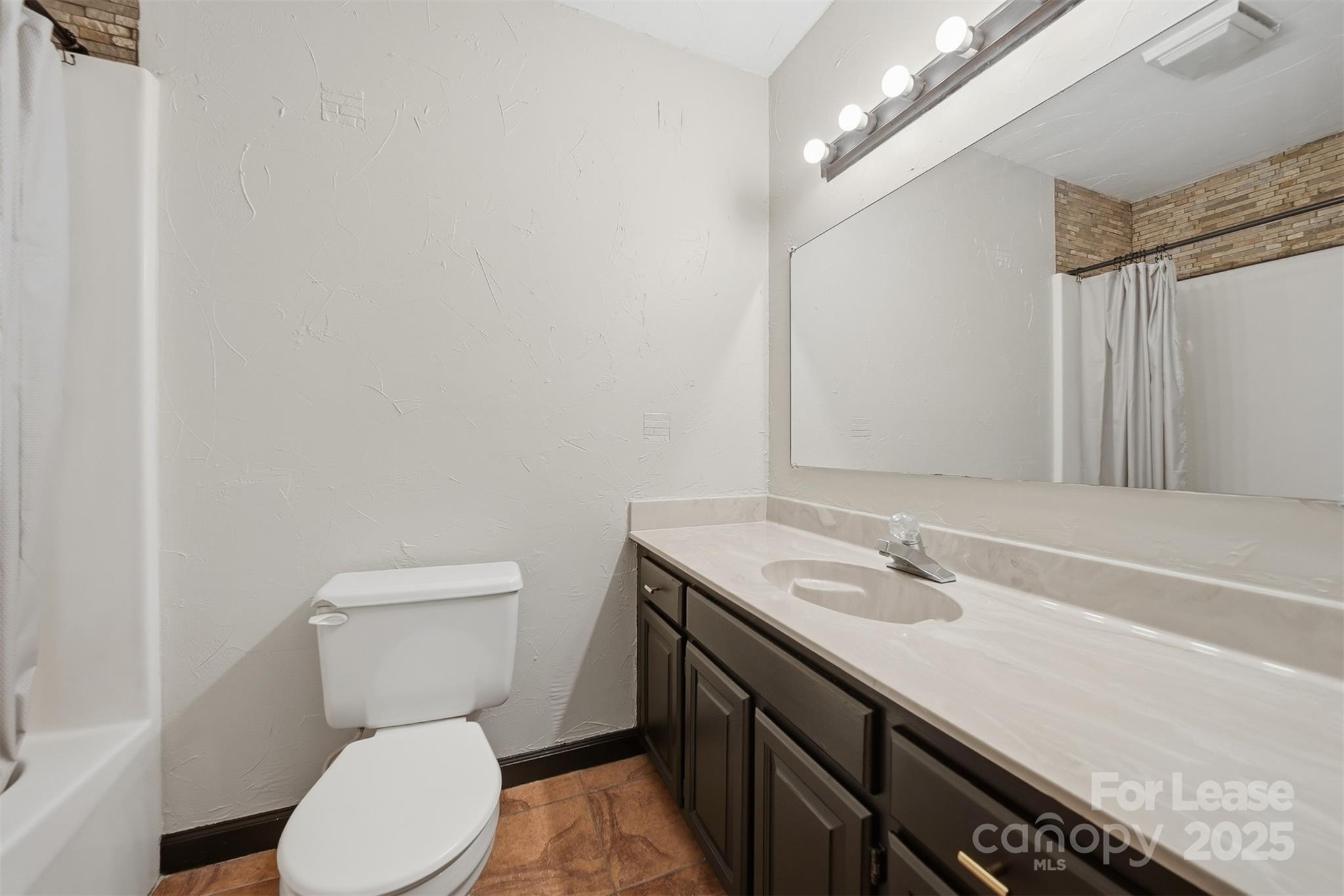 2705 North Center Street, Unit 78 Hickory, NC 28601 - Photo 11 of 17 a bathroom with a sink a toilet and a mirror