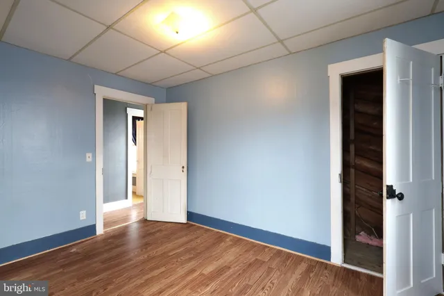 a view of street from door