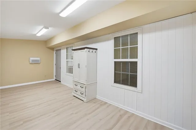 a view of a back yard of the house