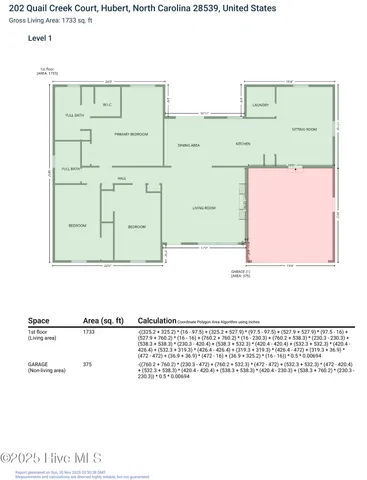 $265,000 | 202 Quail Creek Court, Hubert, NC 28539