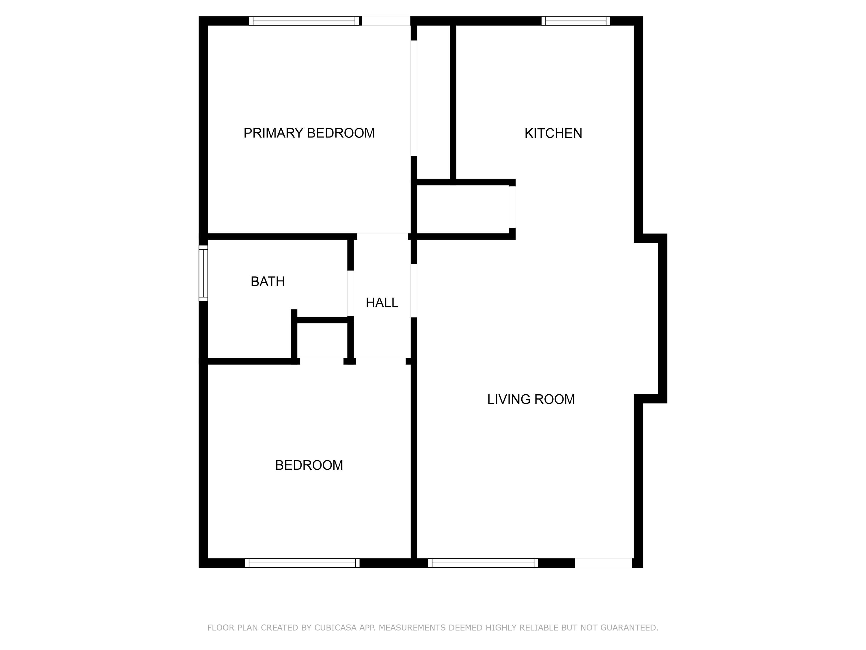 705 Kimball Road Red Bluff, CA 96080 - Photo 30 of 30 Two Bedroom Unit Floorplan
