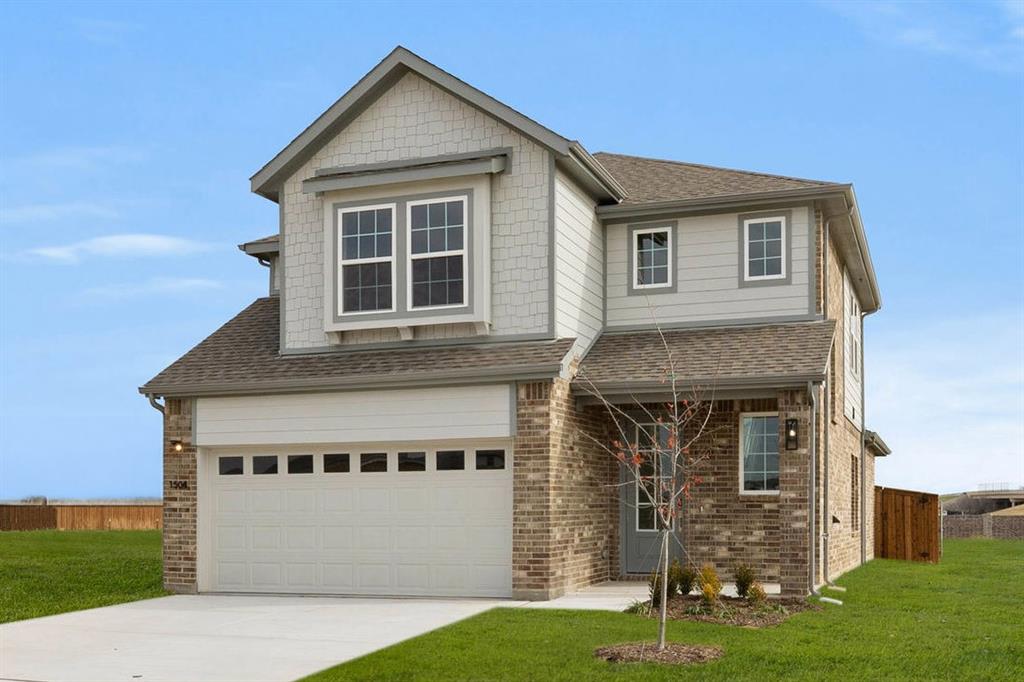 1504 Blackthorne Lane Krum, TX 76249 - Photo 2 of 30 a front view of a house with garden