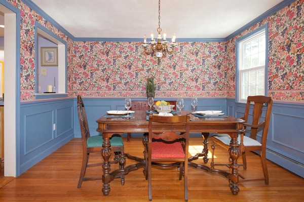 237 Holt Road Andover, MA 01810 - Photo 10 of 27 a view of a dining room with furniture and wooden floor