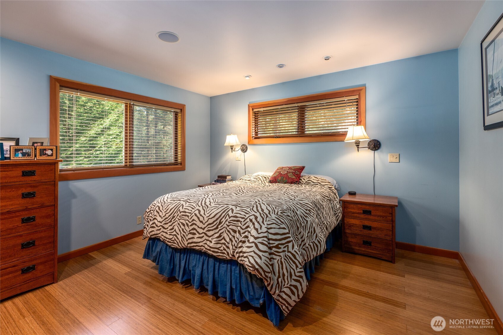 128 White Point Road Friday Harbor, WA 98250 - Photo 28 of 40 a bedroom with a bed and a closet
