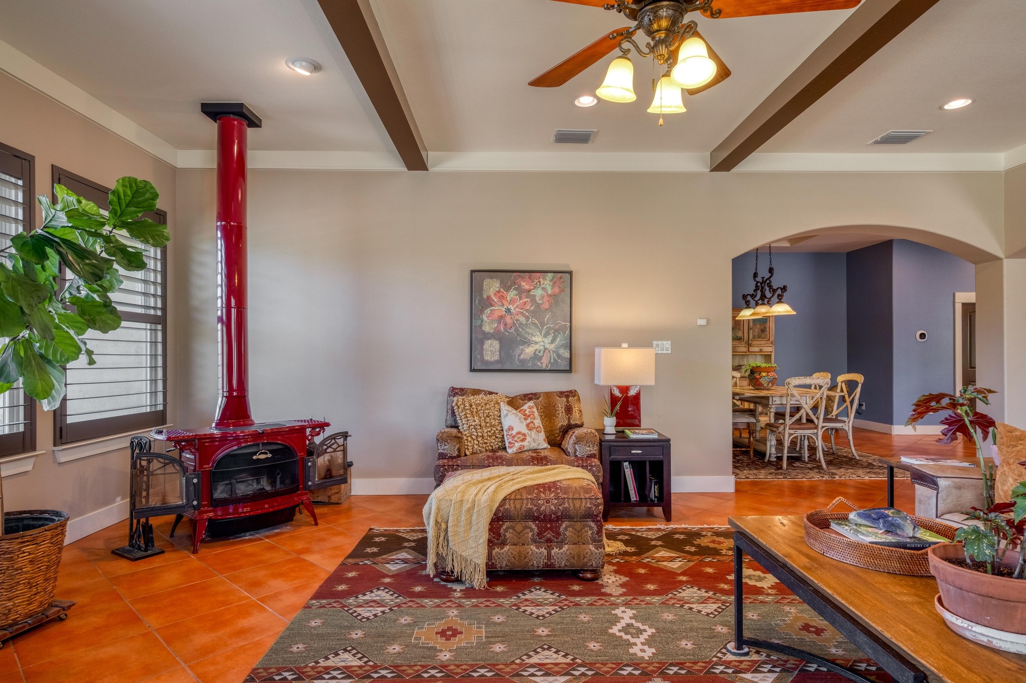 129 Painted Post Bastrop, TX 78602 - Photo 15 of 40 a bedroom with furniture and a chandelier