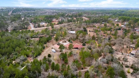 a view of city and mountain