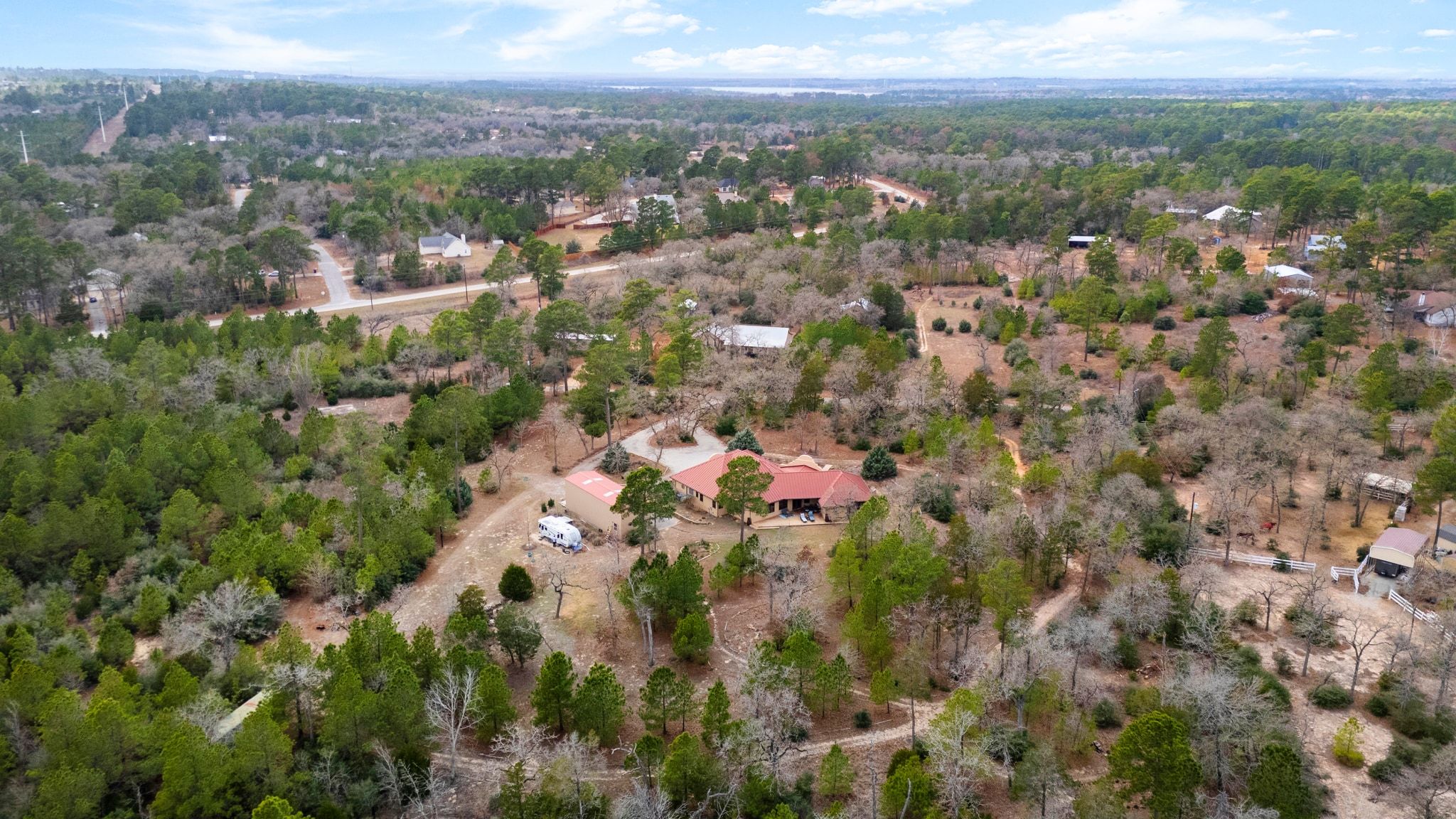 129 Painted Post Bastrop, TX 78602 - Photo 39 of 40 Located six miles from Bastrop amenities and within reach of Austin, this property offers a quiet, design-driven lifestyle with a low 1.56% tax rate for 2025.