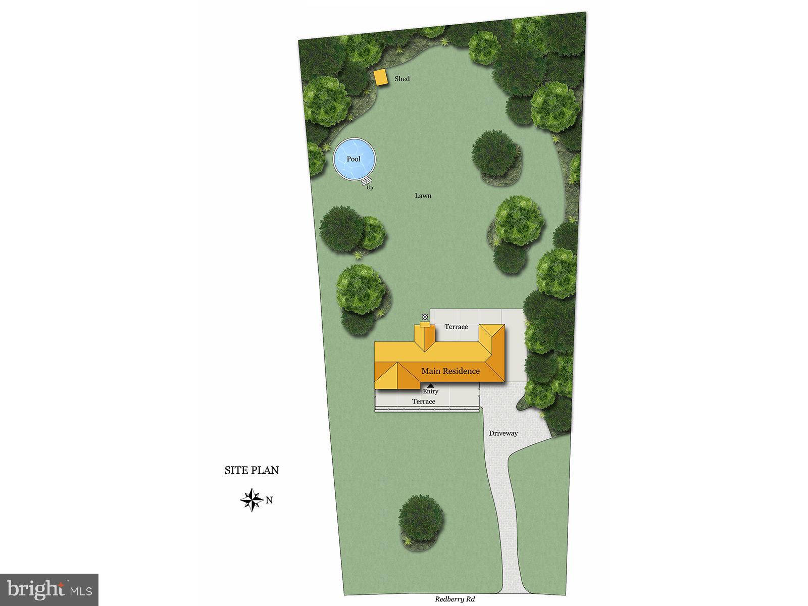 6806 Redberry Road Clarksville, MD 21029 - Photo 50 of 51 Site Plan