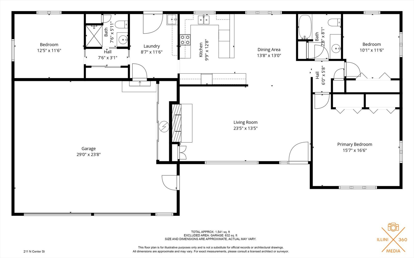 211 North Center Street Melvin, IL 60952 - Photo 26 of 26 a picture of a bathroom with a shower