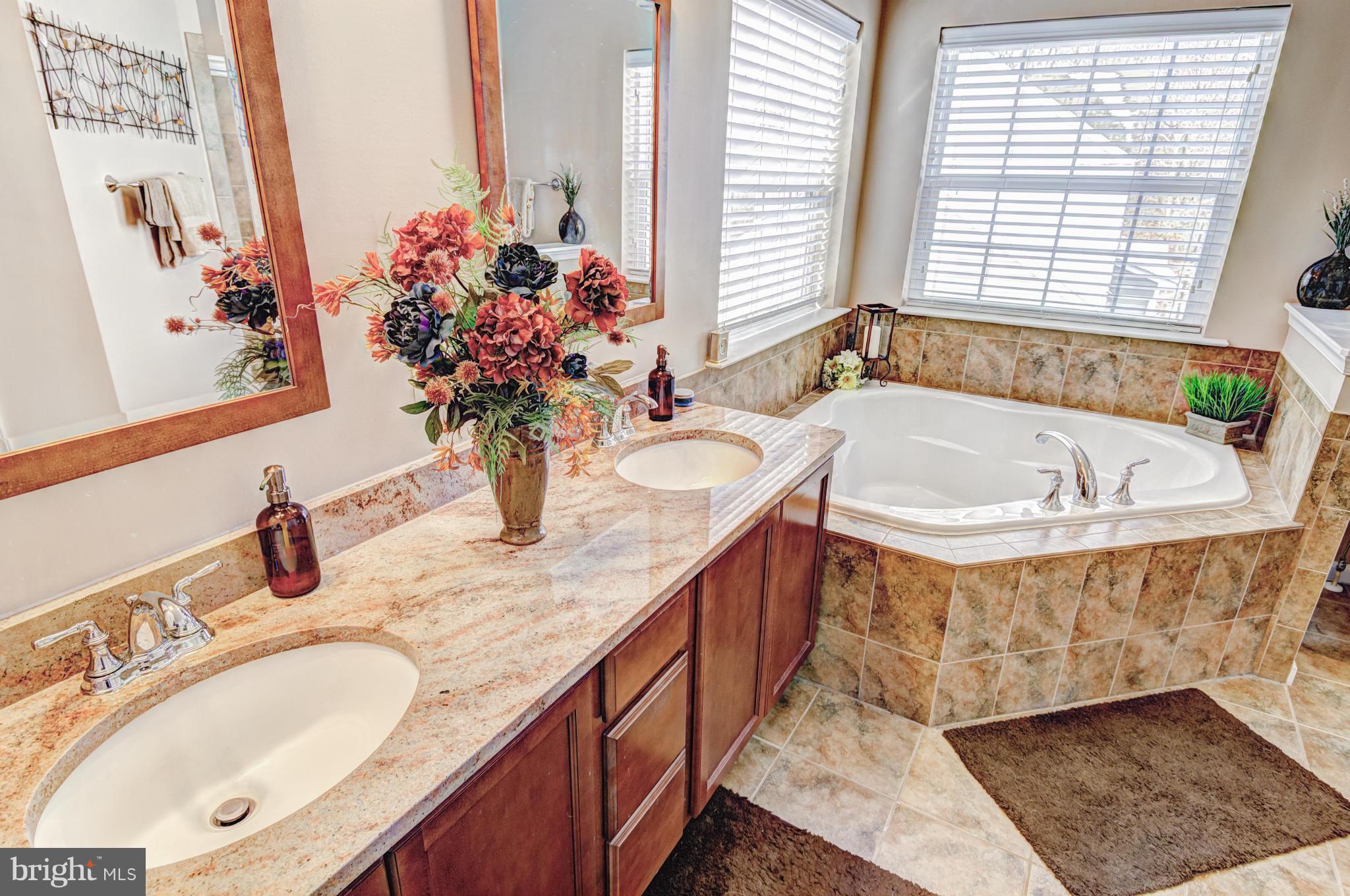 2106 Baythorne Road Prince Frederick, MD 20678 - Photo 4 of 30 a bathroom with a tub sink and mirror