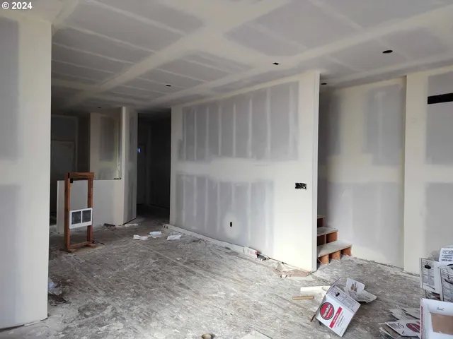 a view of a bathroom from a hallway