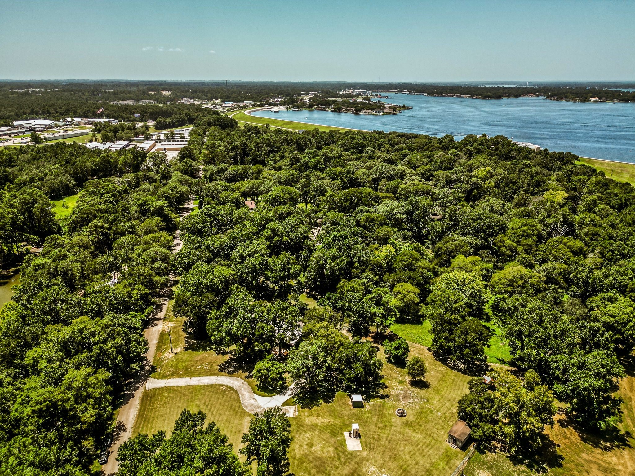 13334 Fultz Road Conroe, TX 77304 - Photo 33 of 49 an aerial view of a houses with a yard