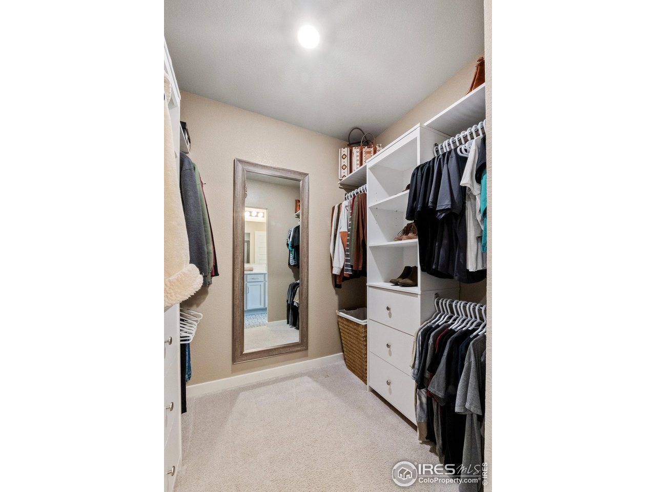 515 Wildcat Parkway Wiggins, CO 80654 - Photo 39 of 43 a view of walk in closet with clothes and shoes
