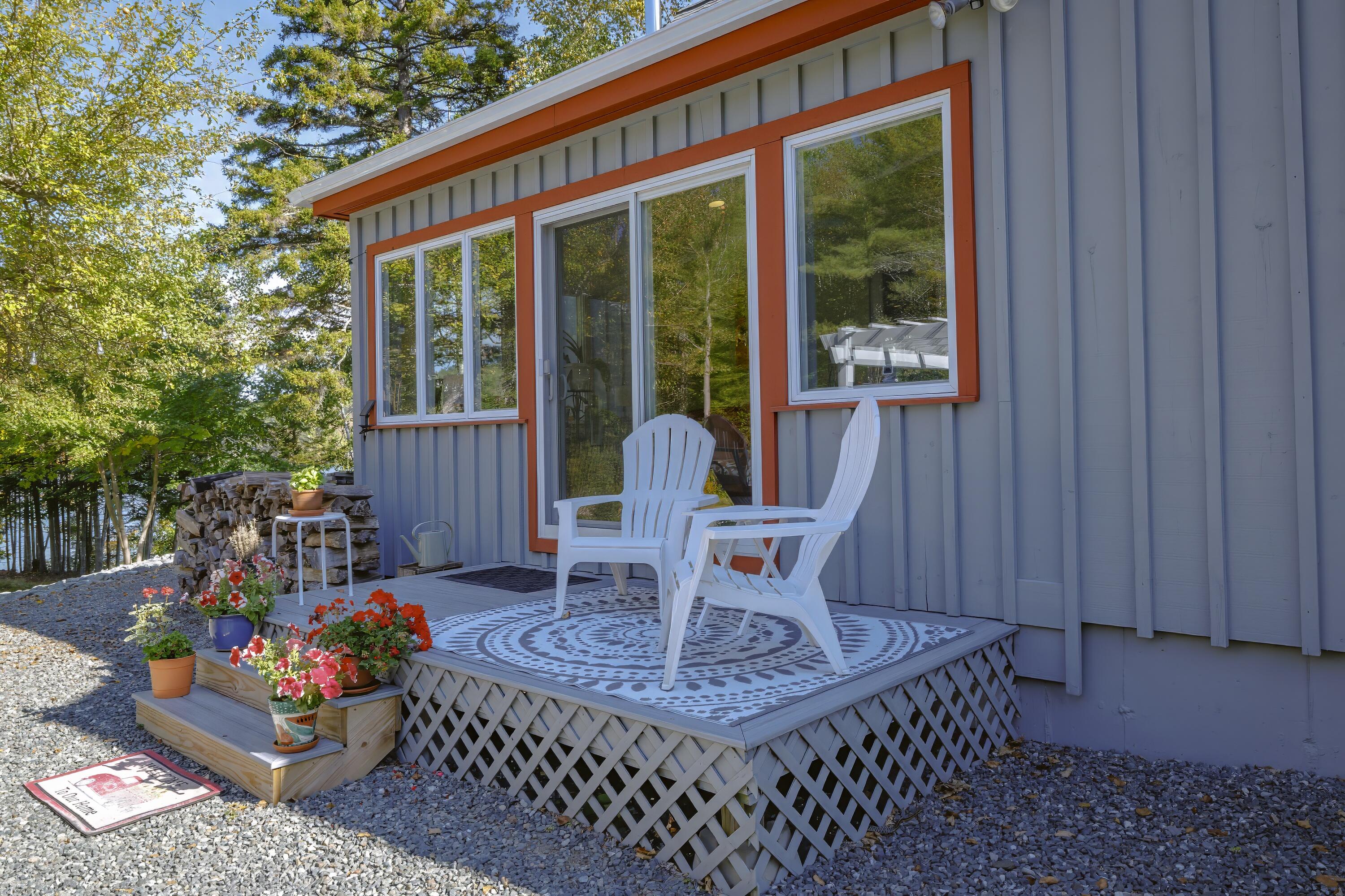 35 Brinton Road Sorrento, ME 04677 - Photo 65 of 104 Sunporch deck & stairs