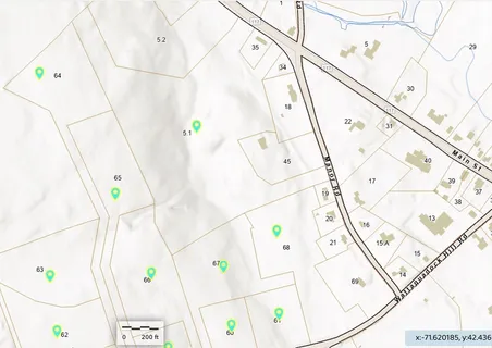 a bathroom with a bathtub and a white door