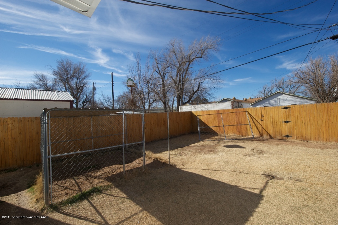 4322 South Polk Street Amarillo, TX 79110 - Photo 13 of 13 Backyard