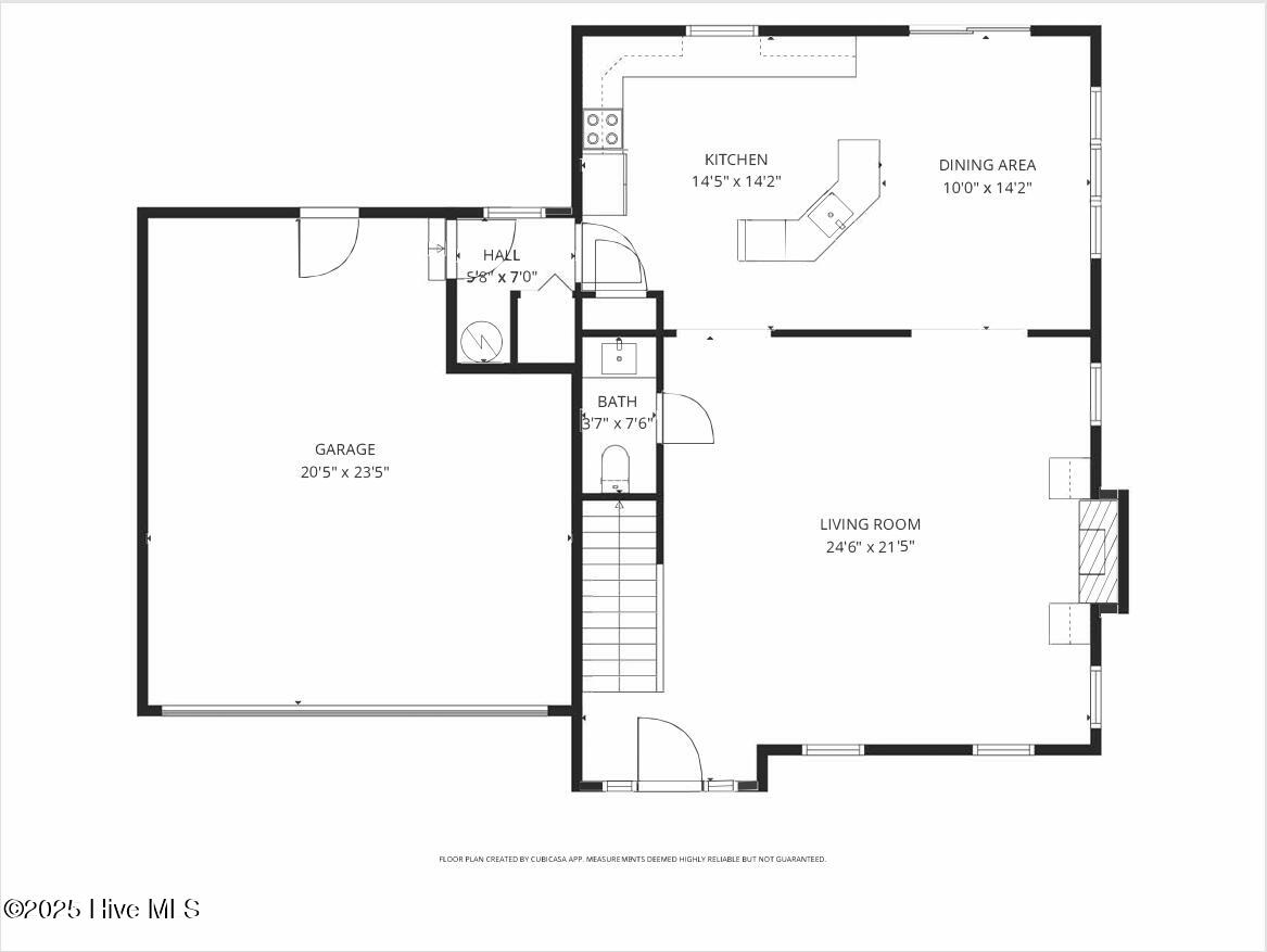 201 Willa's Court Holly Ridge, NC 28445 - Photo 76 of 77 Floor Plan First Floor