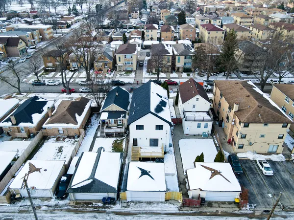 an aerial view of a