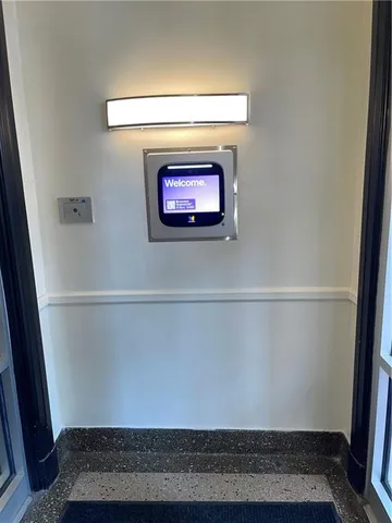 a view of a fireplace