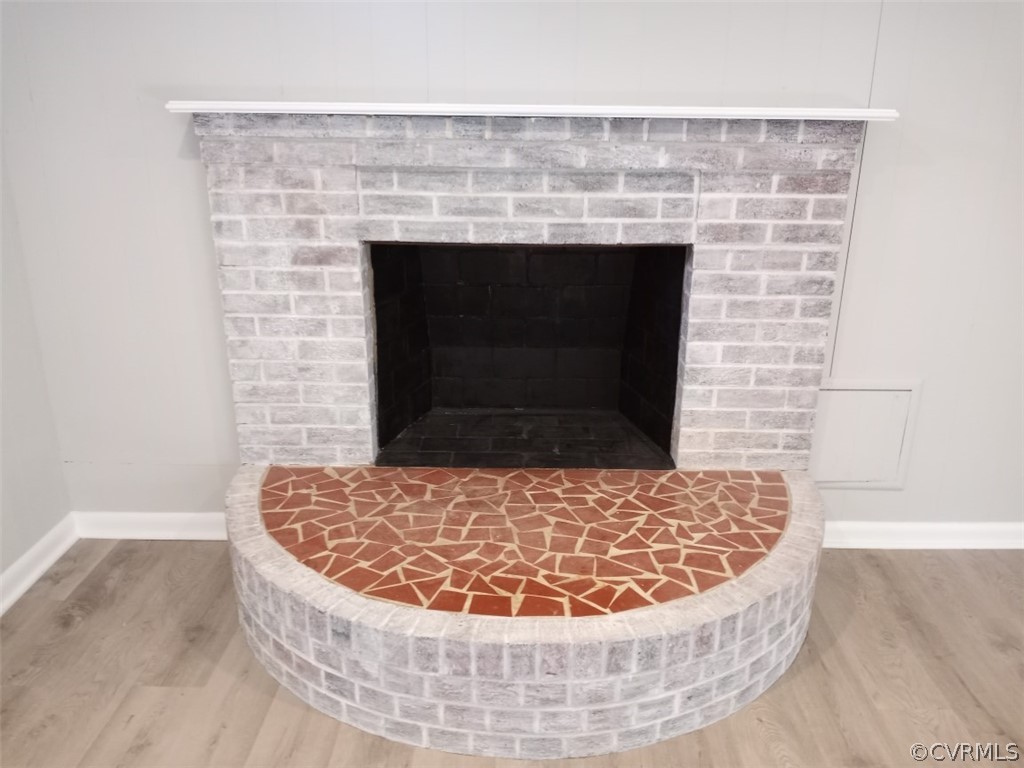 5117 Courthouse Road Prince George, VA 23875 - Photo 39 of 46 Den Fireplace in Basement