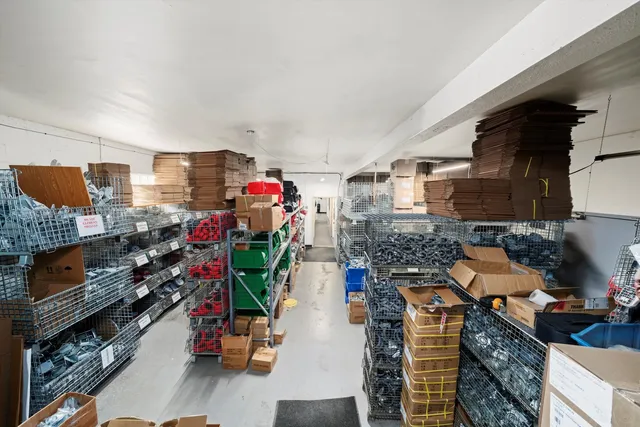 a view of a storage & utility room