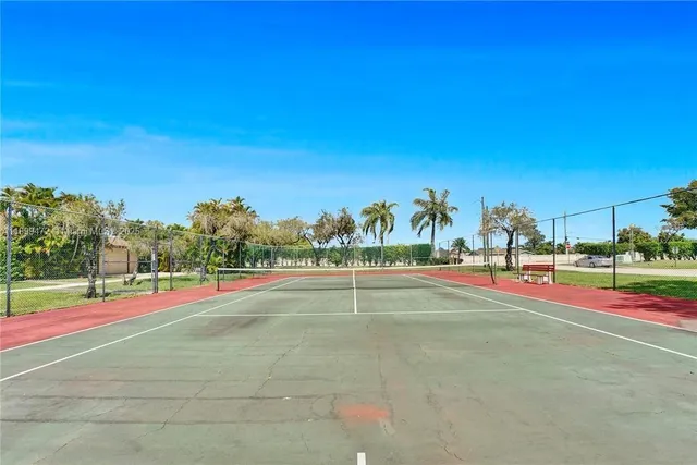 a view of a basketball court