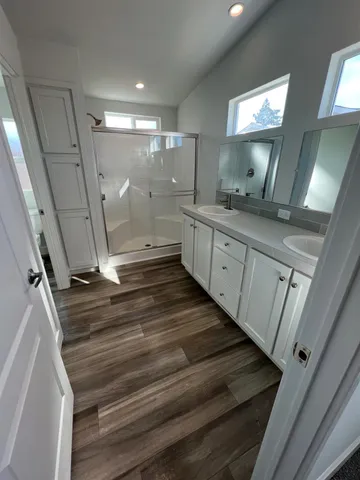 a bathroom with a toilet and a sink
