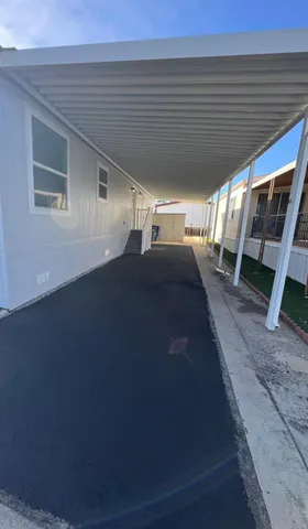 a view of a house with a snow