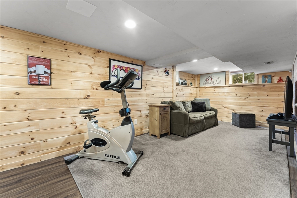 1052 Greendale Avenue Needham, MA 02492 - Photo 29 of 42 a view of a room with gym equipment