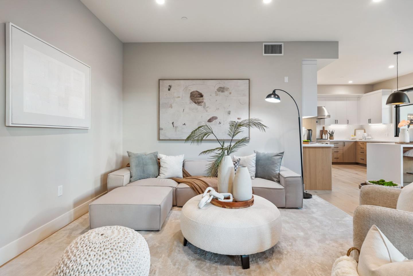 229 Hope Street Mountain View, CA 94041 - Photo 12 of 53 a living room with furniture and a painting