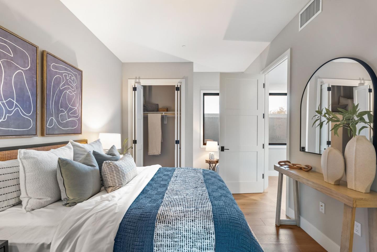 229 Hope Street Mountain View, CA 94041 - Photo 26 of 53 a bedroom with bed and entryway