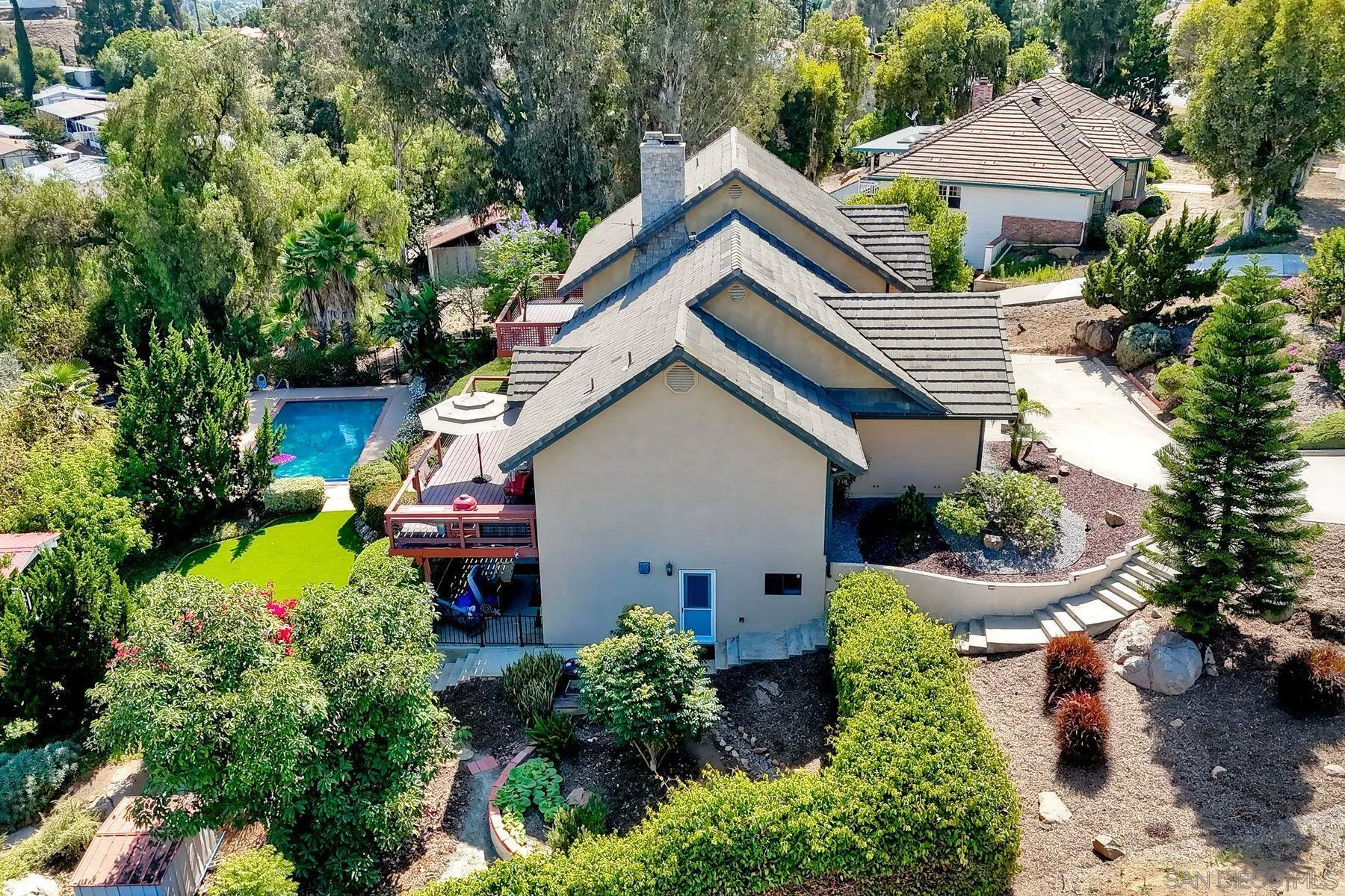 1419 Rimrock Drive Escondido, CA 92027 - Photo 46 of 47 Aerial View