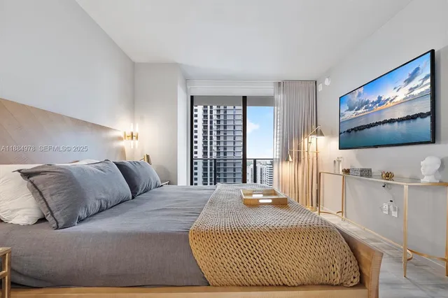 a front view of a building with glass windows