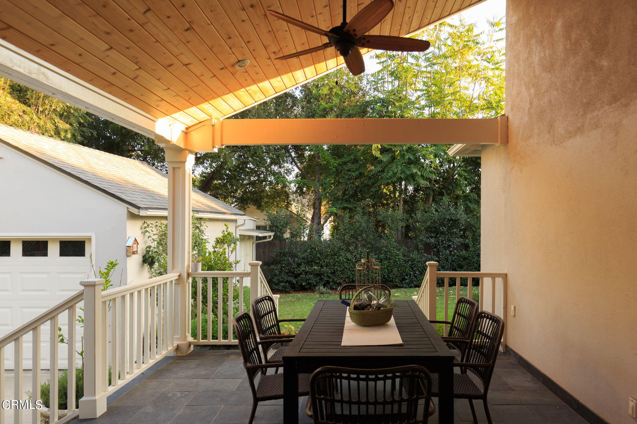2242 Brigden Road Pasadena, CA 91104 - Photo 27 of 32 a view of a patio with a table chairs and a backyard